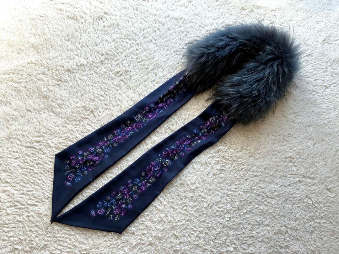 ❤️LOEWE ロエベ ストール バンドーフリュール ファー ショール マフラー