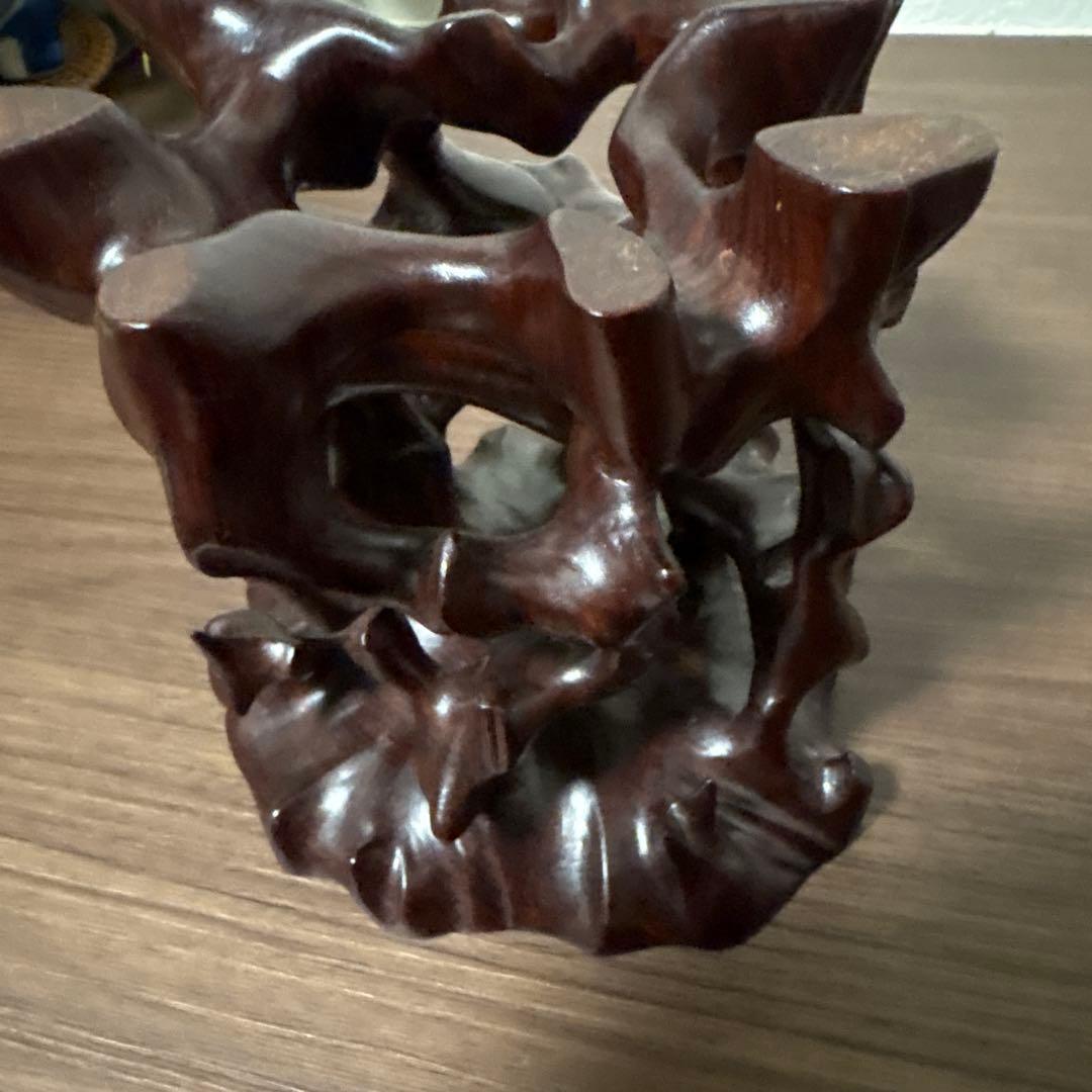 天然木　盆栽台　小品盆栽用 根卓　盆栽　花台　香炉台　台 インテリア小物　置物