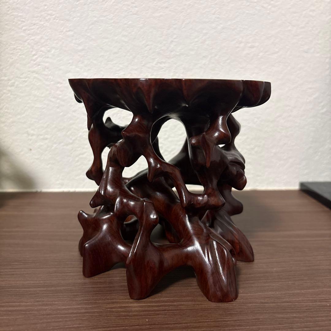 天然木　盆栽台　小品盆栽用 根卓　盆栽　花台　香炉台　台 インテリア小物　置物