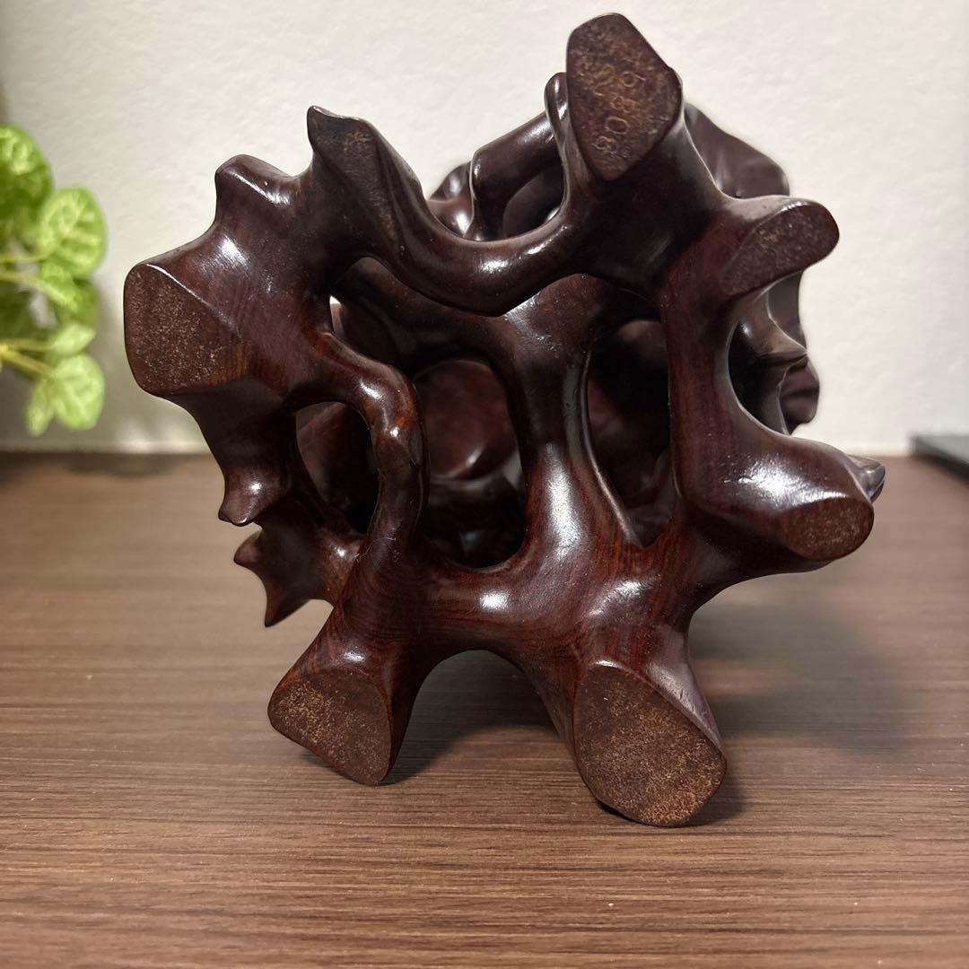 天然木　盆栽台　小品盆栽用 根卓　盆栽　花台　香炉台　台 インテリア小物　置物