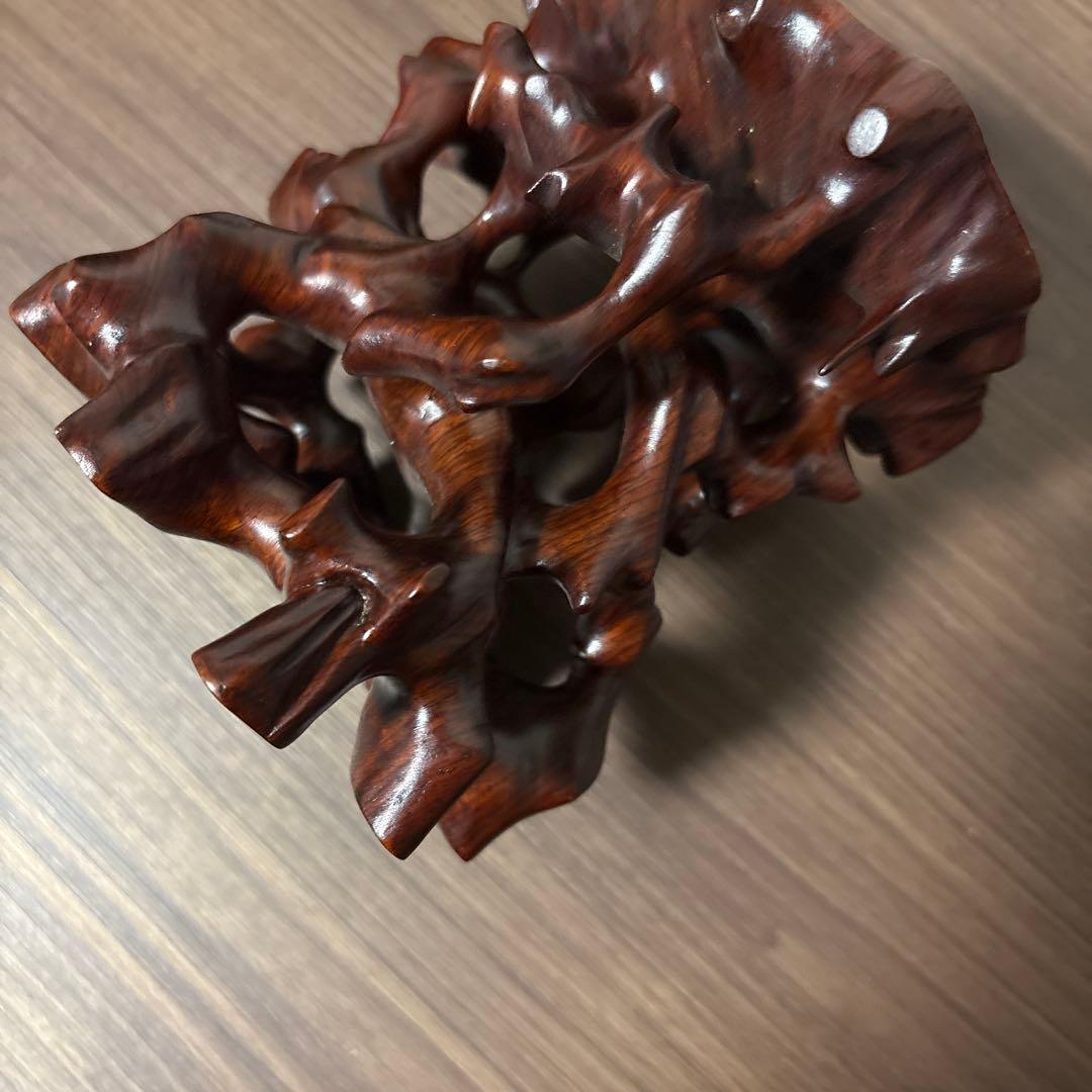 天然木　盆栽台　小品盆栽用 根卓　盆栽　花台　香炉台　台 インテリア小物　置物
