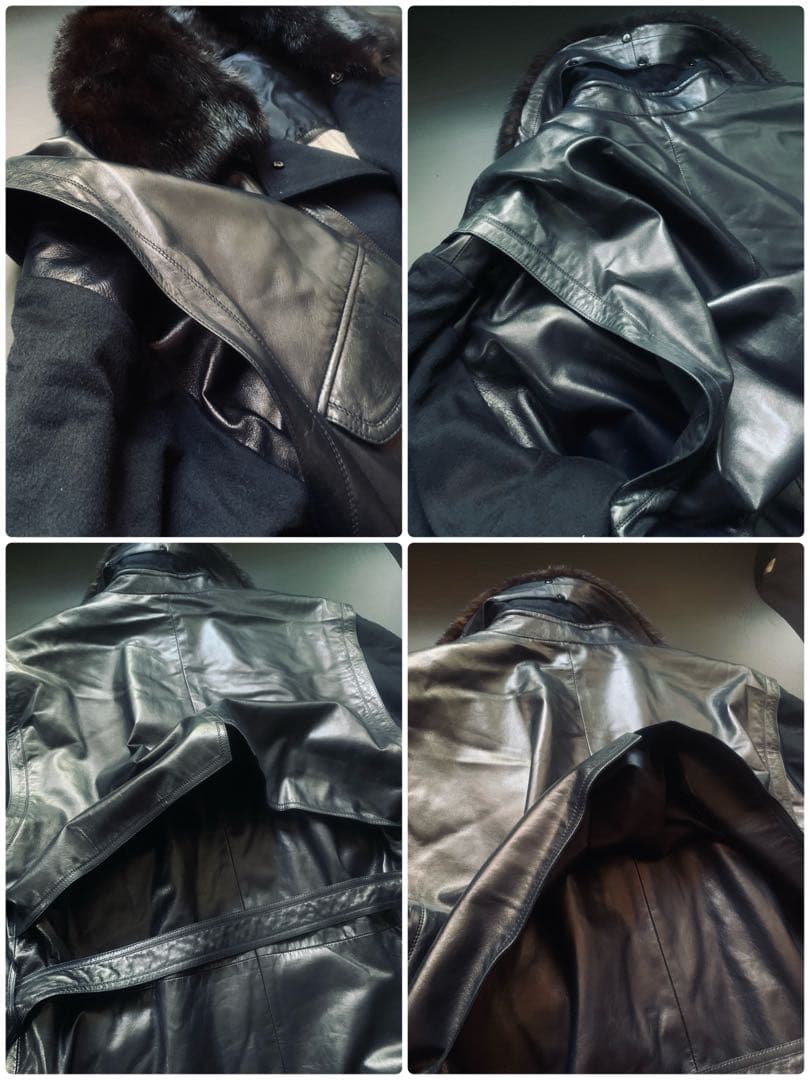 アバンギャルドでラグジュアリーなフレンチヴィンテージコート　極上の仕立て