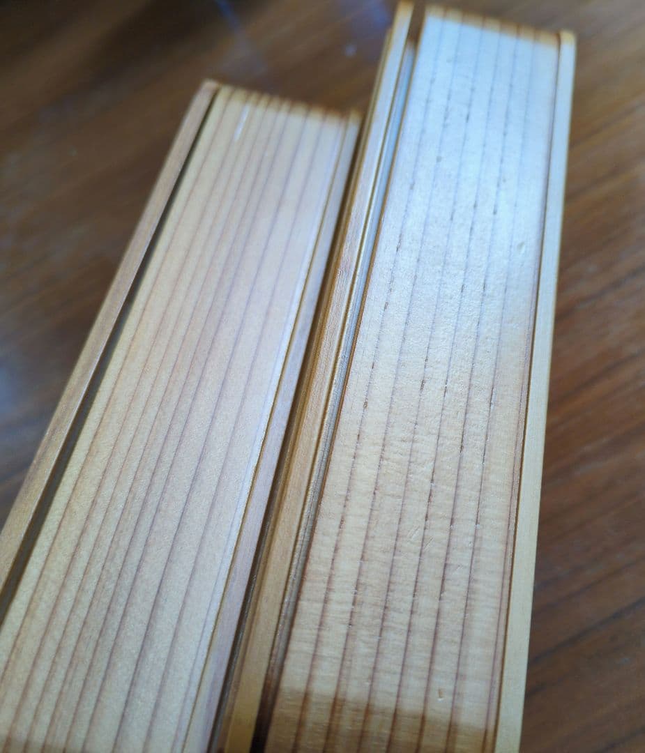 大館工芸社　曲げわっぱ　隅丸二段入子弁当箱