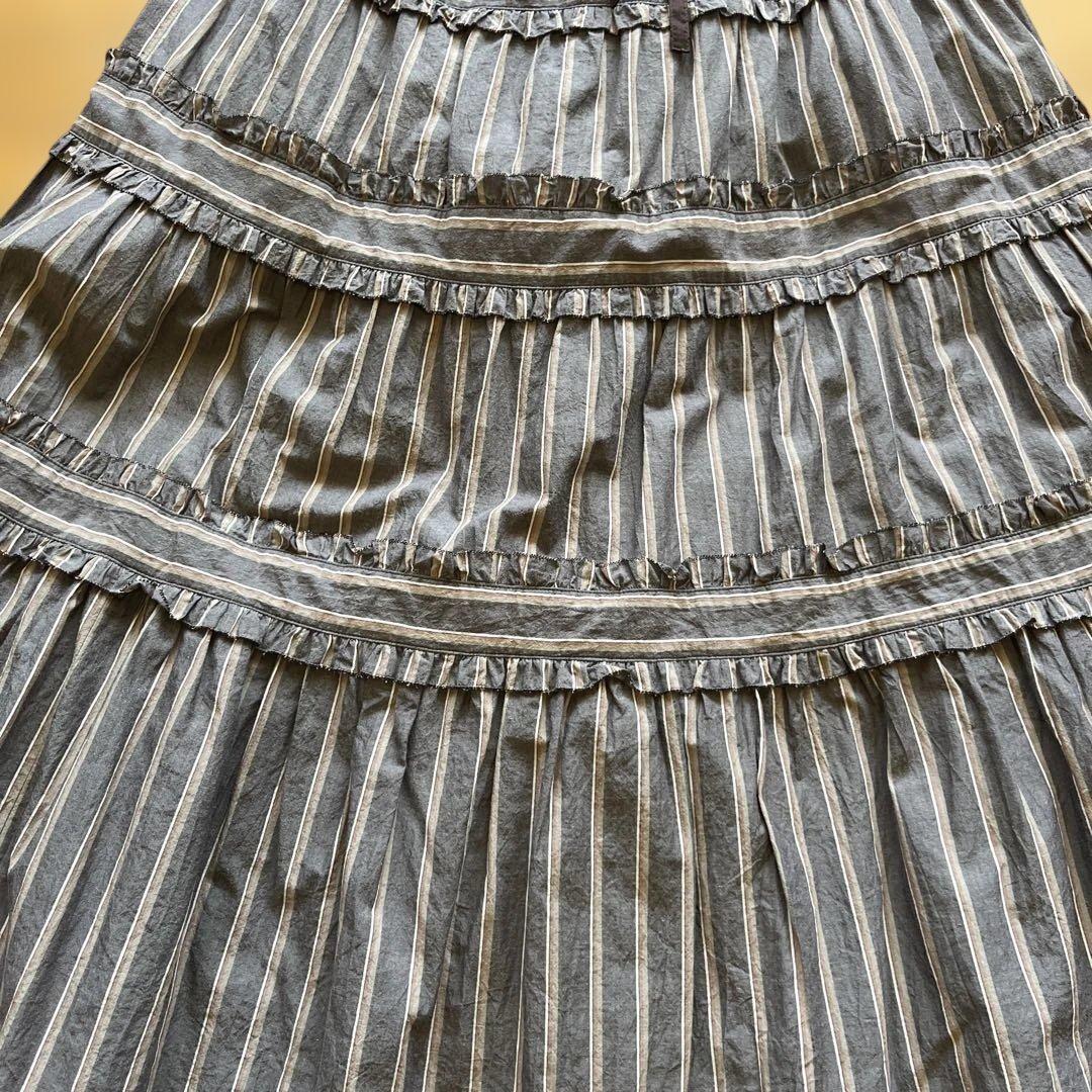 ピンクハウスティアードスカート