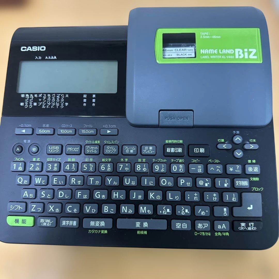★カシオ◆ネームランド ラベルライター★Biz KL-V460