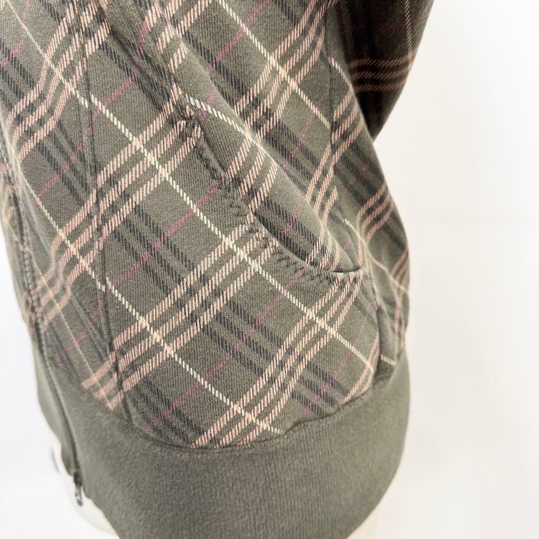 y2k❤️ BURBERRY BLUE LABEL 総柄 ダブルジップジャージ