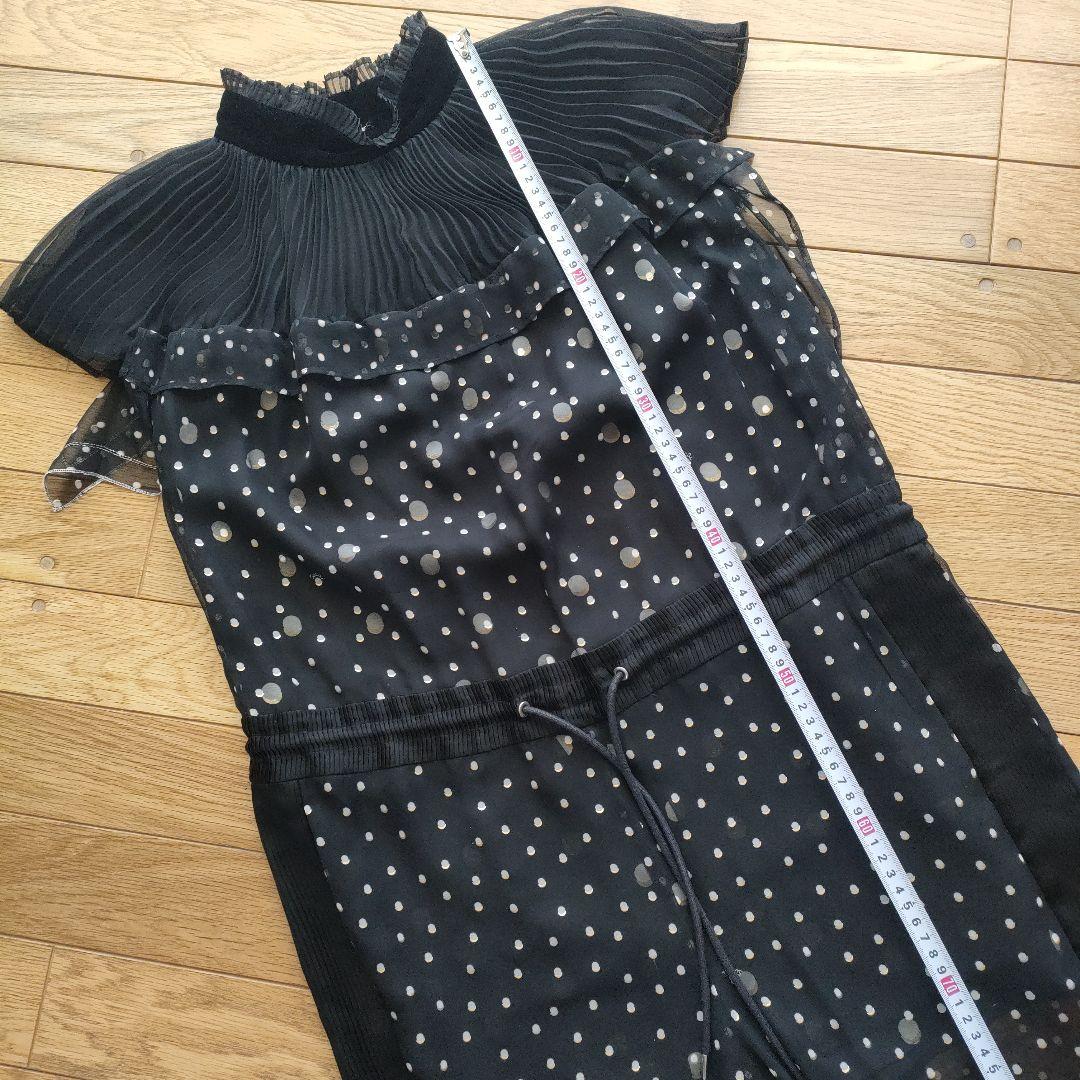 sacai サカイ　ポルカドット　オールインワン