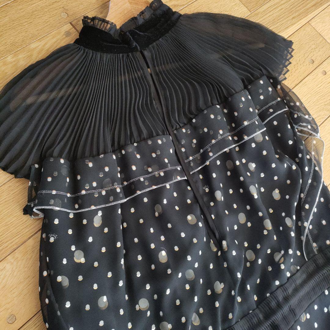 sacai サカイ　ポルカドット　オールインワン