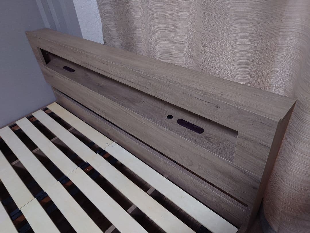 [中古品]RASIK CONCASA ダブルサイズ ローベッドフレーム