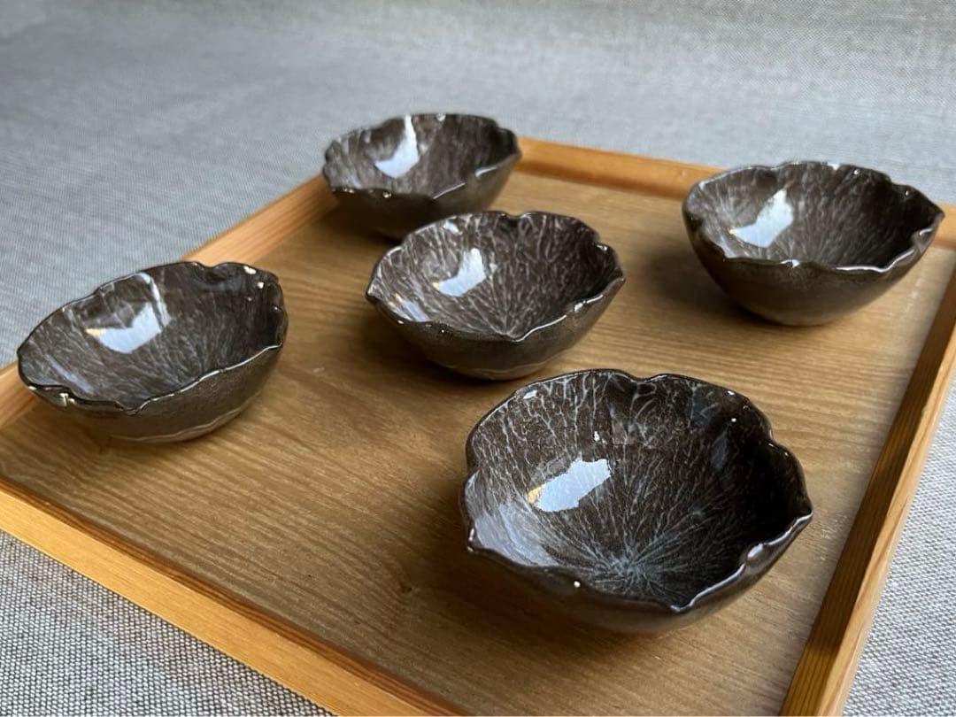 豊瑞軒 現川焼・臥牛窯　珍味入　小鉢　５点