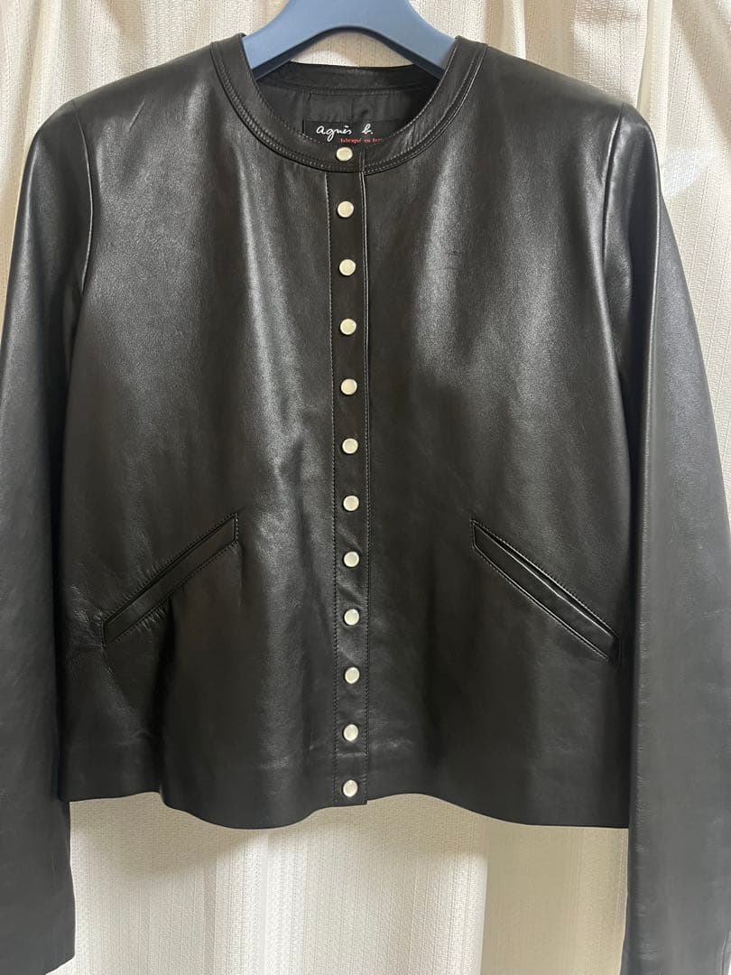 ユノキョウコ様用　アニエスベーレザープレッション　42サイズ