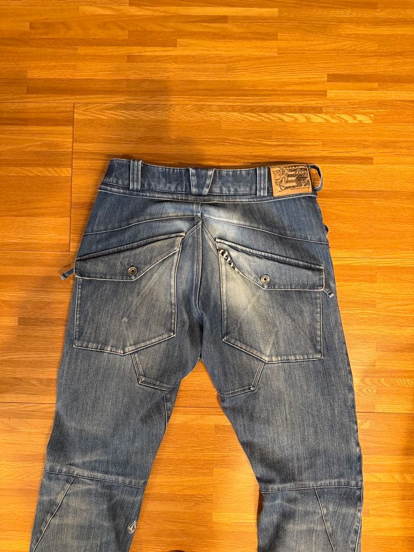 ボルコム　デニムスノーボードパンツ　Sサイズ