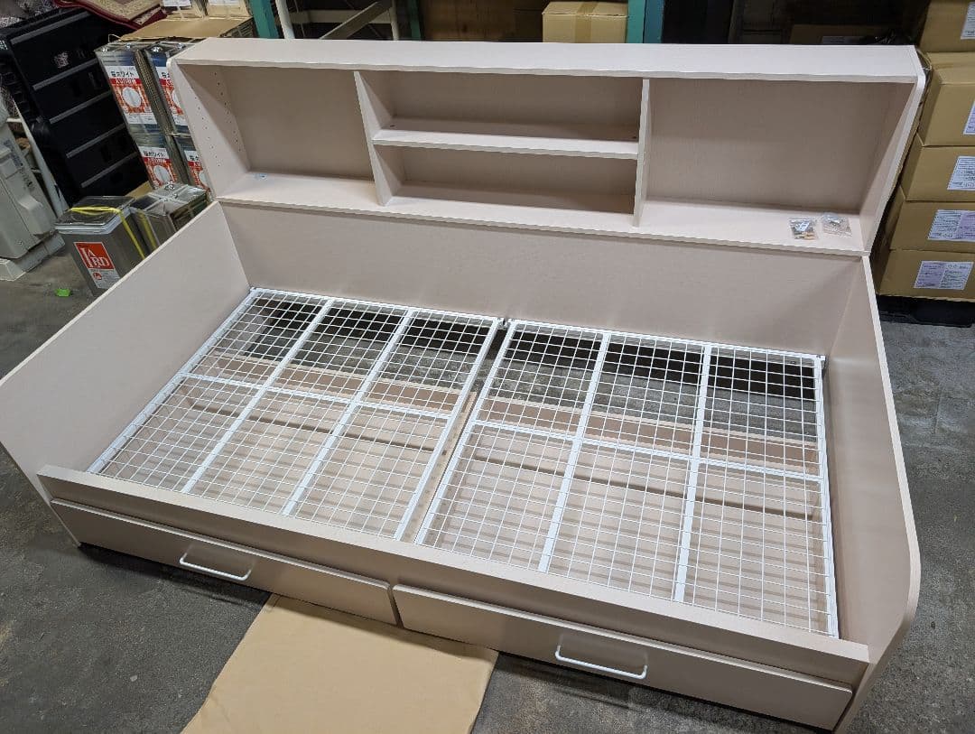 NITORIニトリのデイベッド デニッシュ収納付き※一部地域配送無料