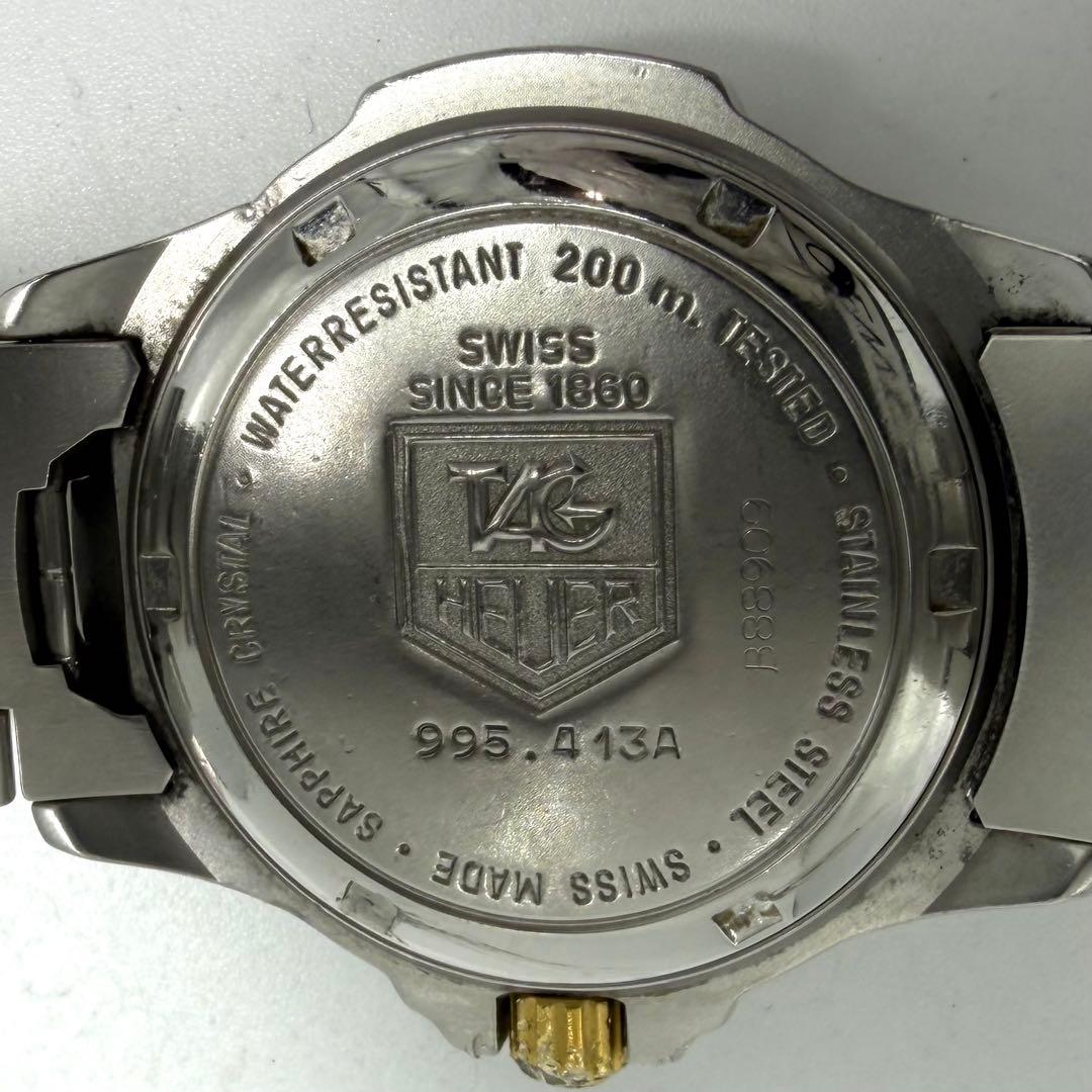 【稼動】 タグホイヤー 腕時計 プロフェッショナル 200m ゴールド メンズ