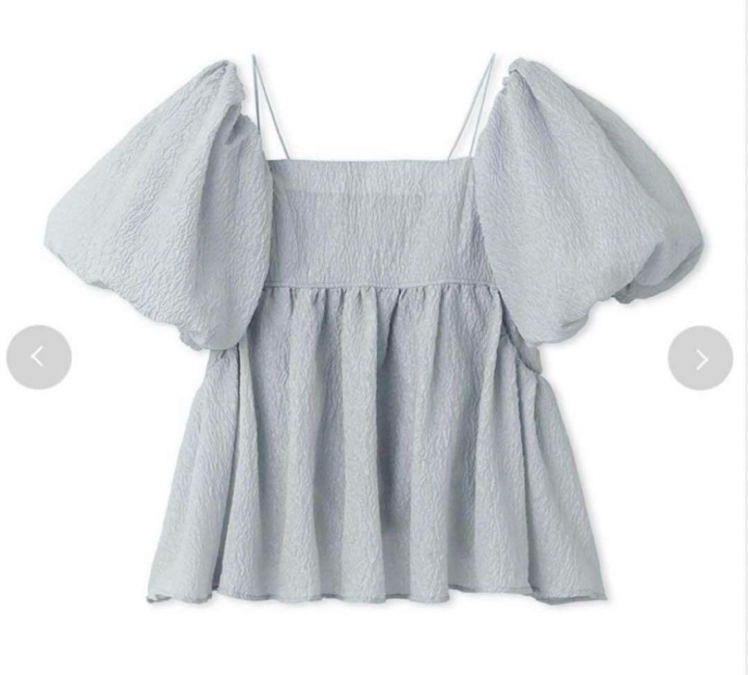 美品 LILY BROWN 3wayジャガードペプラムビスチェ