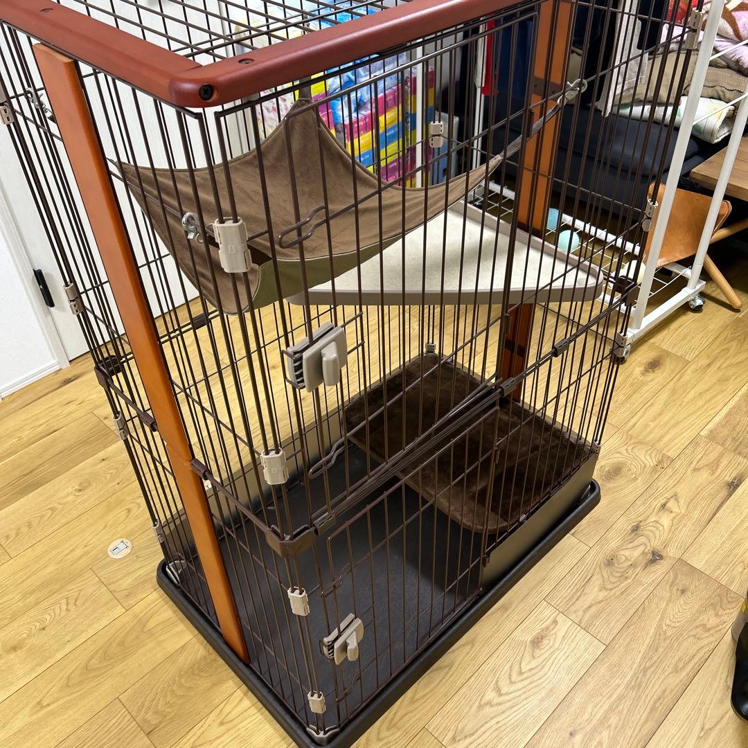 Bonbi ボンビウッドワンサークルキャット 2段タイプ　ハンモック付き組立済