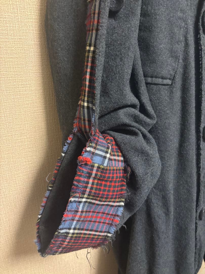 NOZOMI ISHIGURO ウール混紡 ダブルブレストトレンチコート