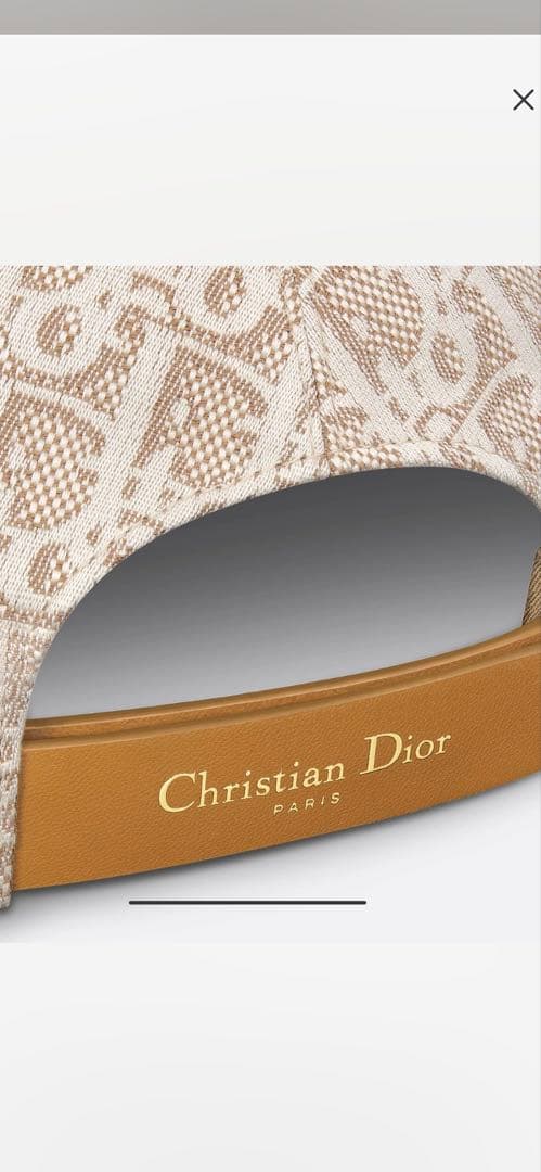 ディオール　d-player baseball cap