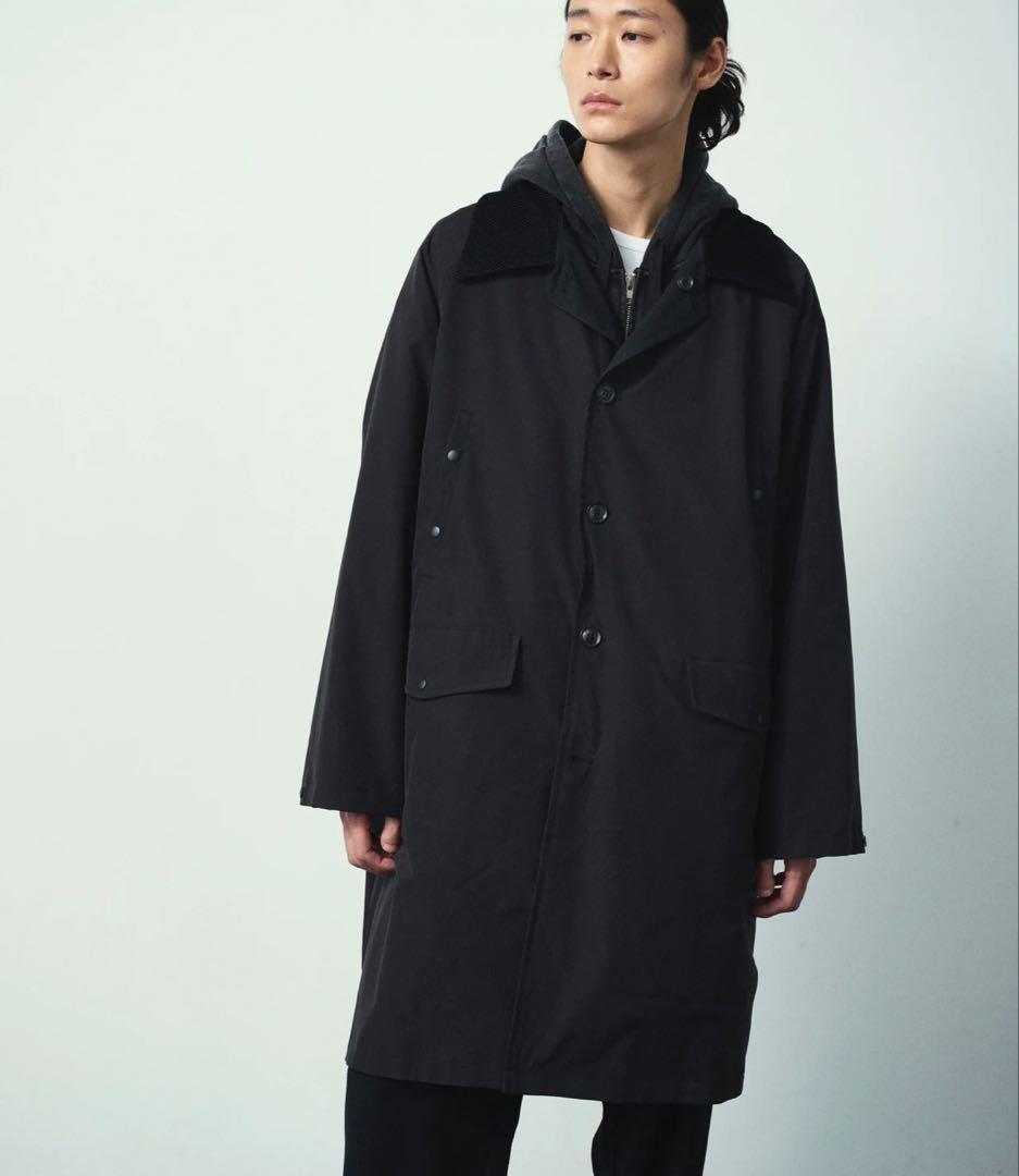 ま*と様 sacai出身デザイナーRHYTHR リバーシブルサテンコート 黒