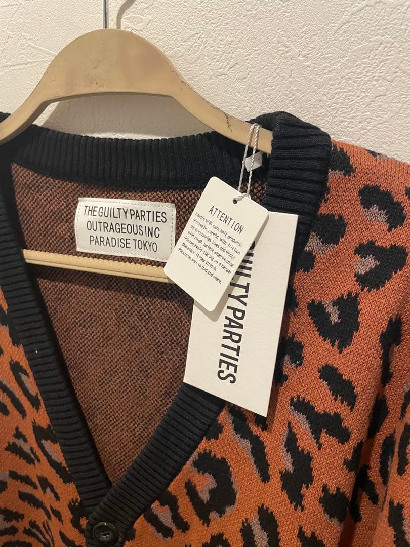 WACKO MARIAレオパードカーディガン Mサイズ