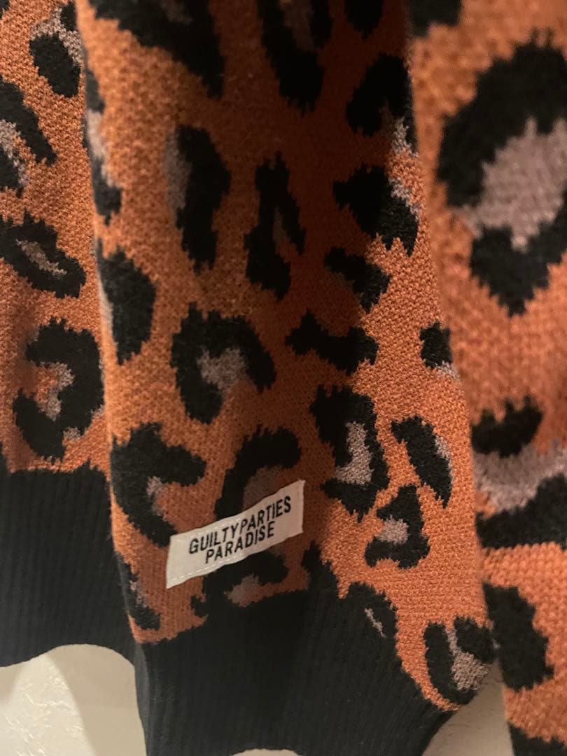 WACKO MARIAレオパードカーディガン Mサイズ