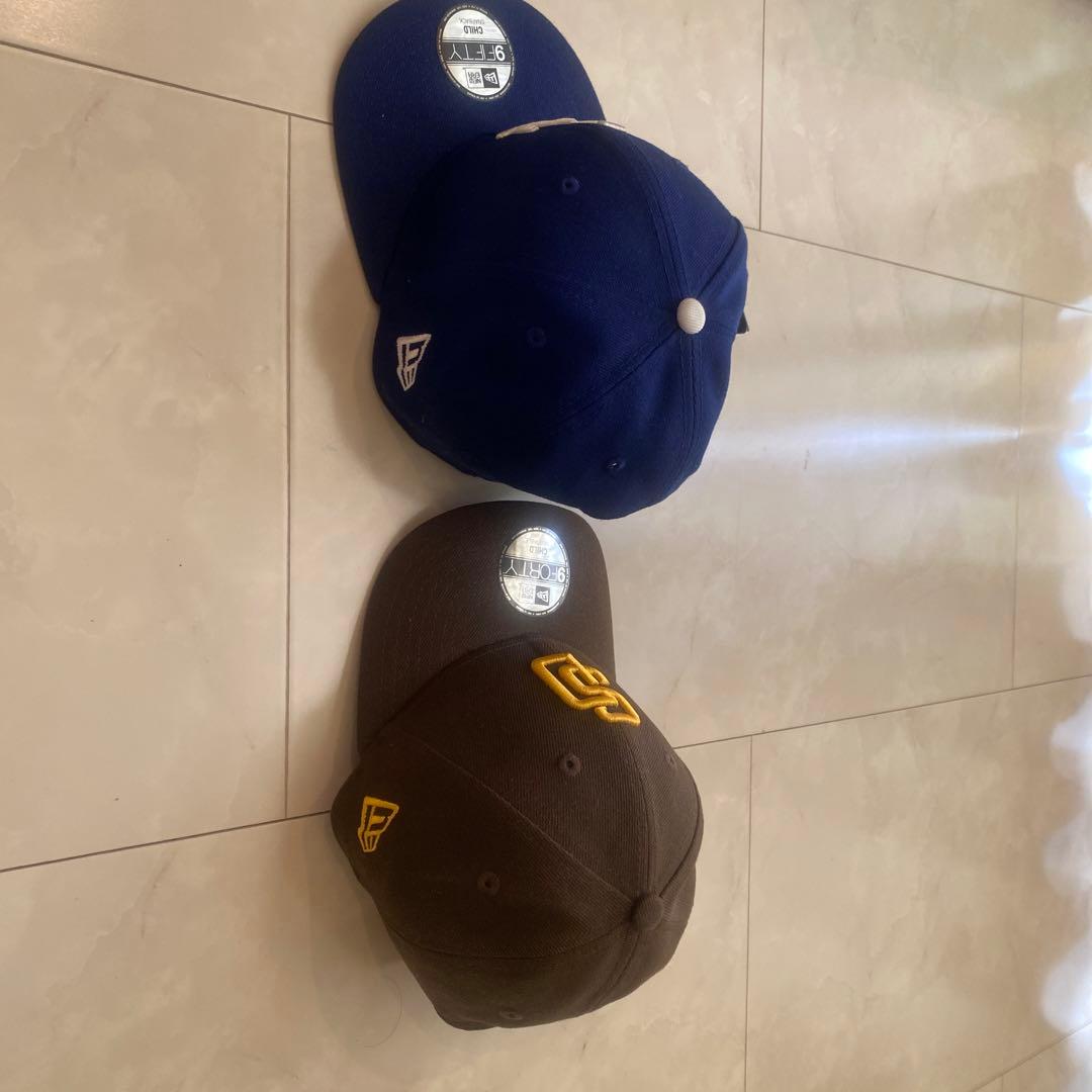 ロサンゼルス・ドジャース＆サンディエゴ・パドレス キャップセット