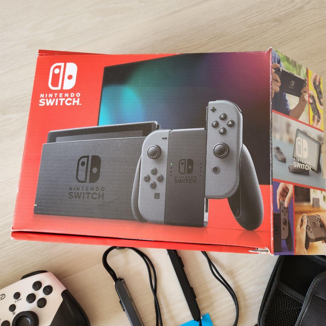 Nintendo Switch 本体+コントローラー2台+256GB SDカード