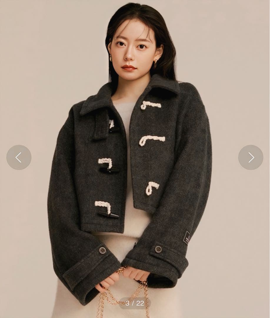 お値下げ不可 SNIDEL ダッフルコート