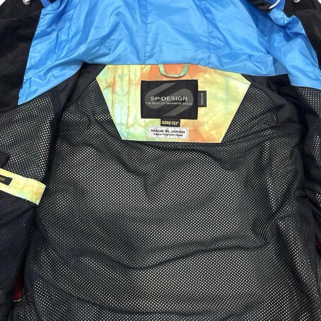 【美品/メンズM /ゴアテックス】SP Design スノボーウェア　上下　総柄