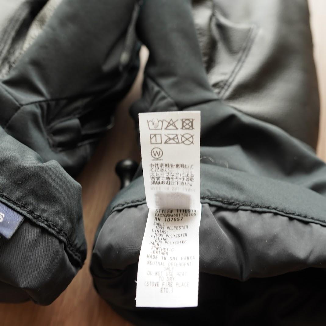 mont-bell パウダー ジップミトン 男女兼用（S）