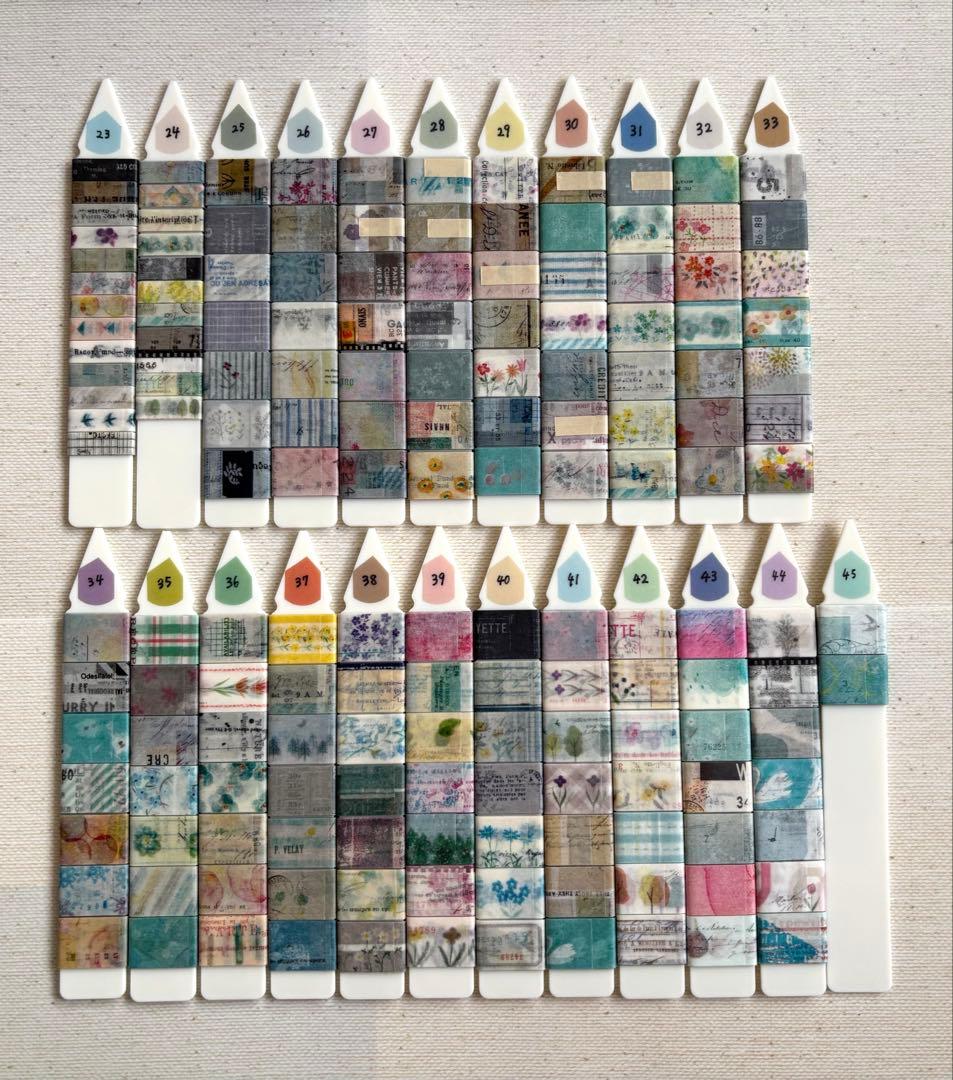 つばさ　ヨハク　マスキングテープ333種類　各約50cmお裾分け　切り売り