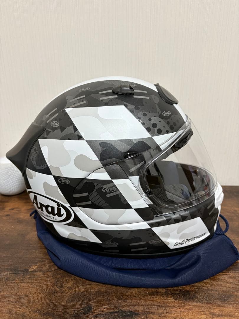 セキュリティ・セーフティ Arai ASTRO-GX CHECKER WHITE