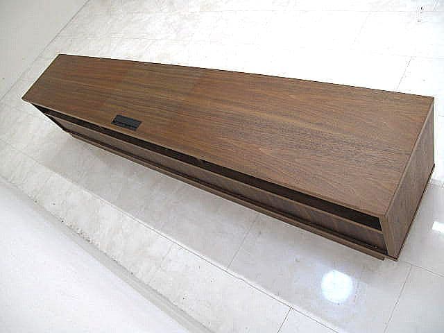 マスターウォール「BASSAVボード」ウォールナット材テレビボード W220cm