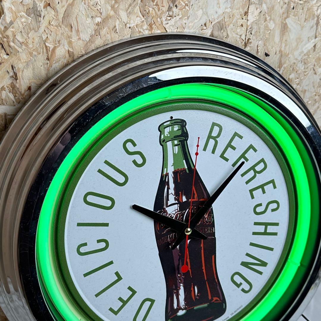 コカ・コーラ ネオン クロック レトロ 壁掛時計 アンティーク