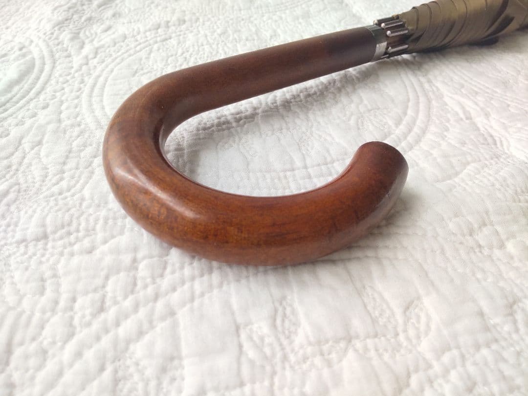 クリスチャン・ディオール長傘 カバー付きブラウン メンズ 焦げ茶