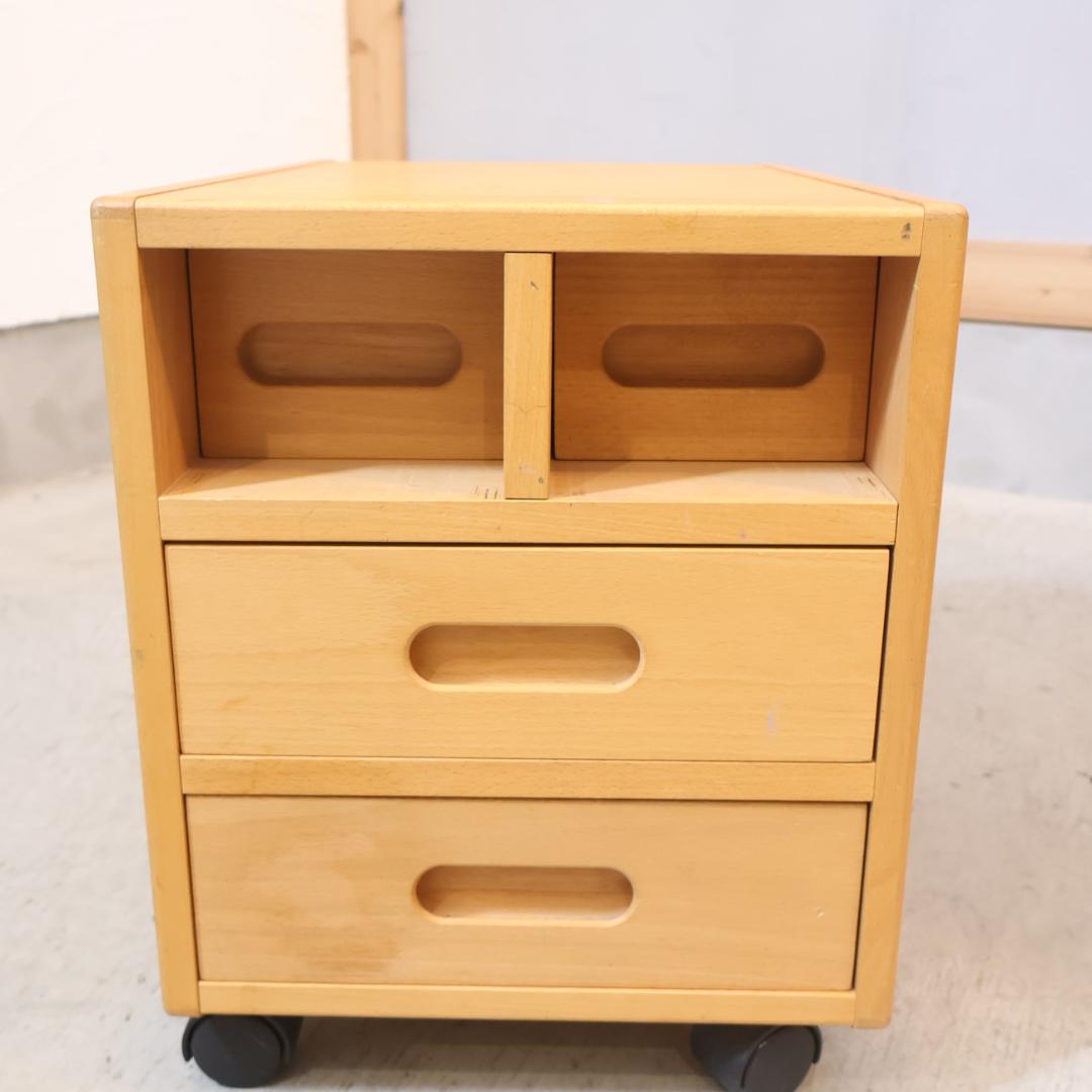 Formio フォルミオ 学習机&ワゴン パーソナルデスク ビーチ無垢材 北欧