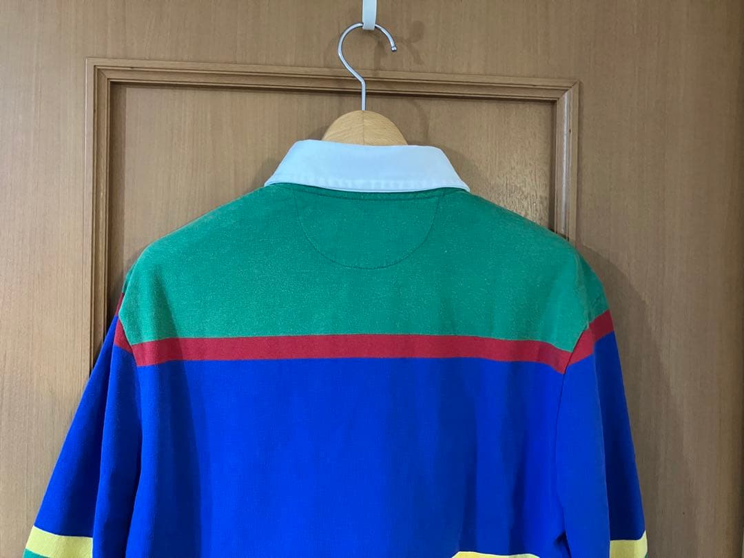 ポロ ラルフローレン 長袖 ストライプ ラガーシャツ M S