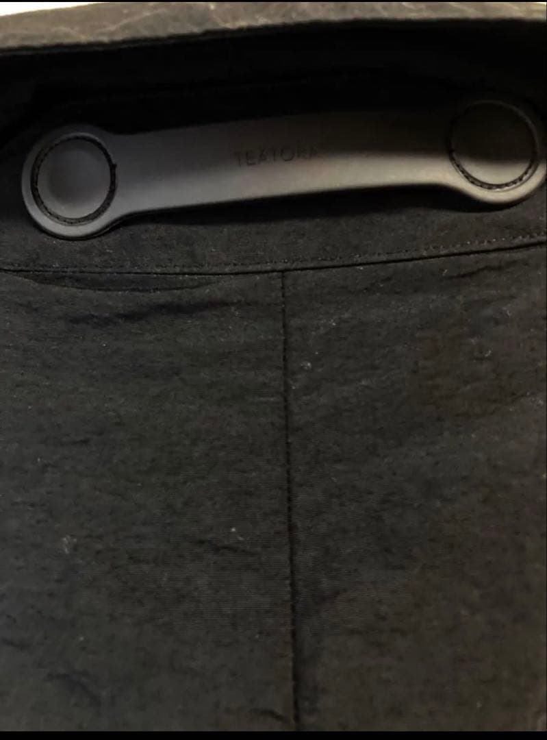 TEATORA デバイスコート　パッカブル　ステンカラー ブラック　3