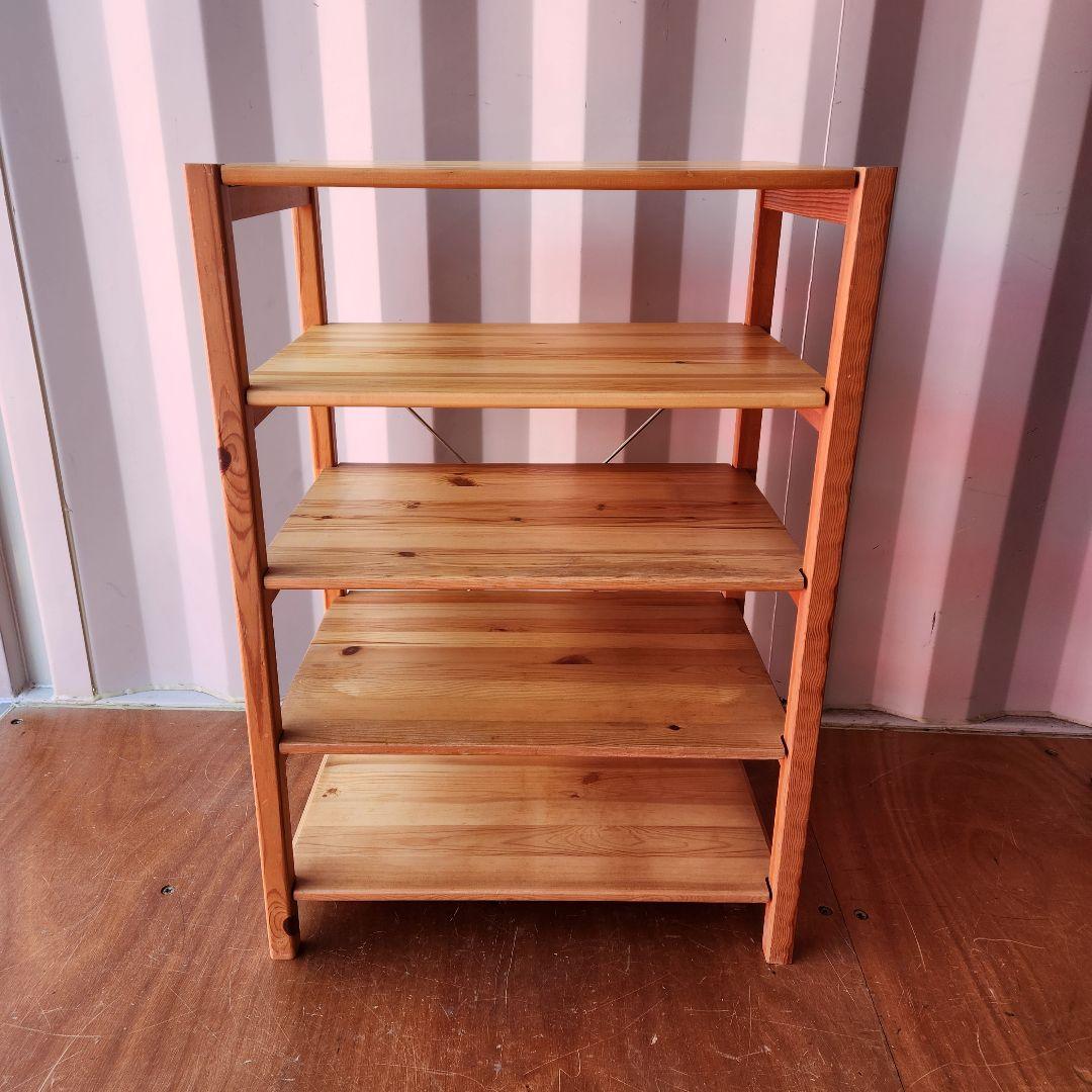 無印　MUJI パイン材ユニットシェルフ　58cm幅　棚板2枚追加