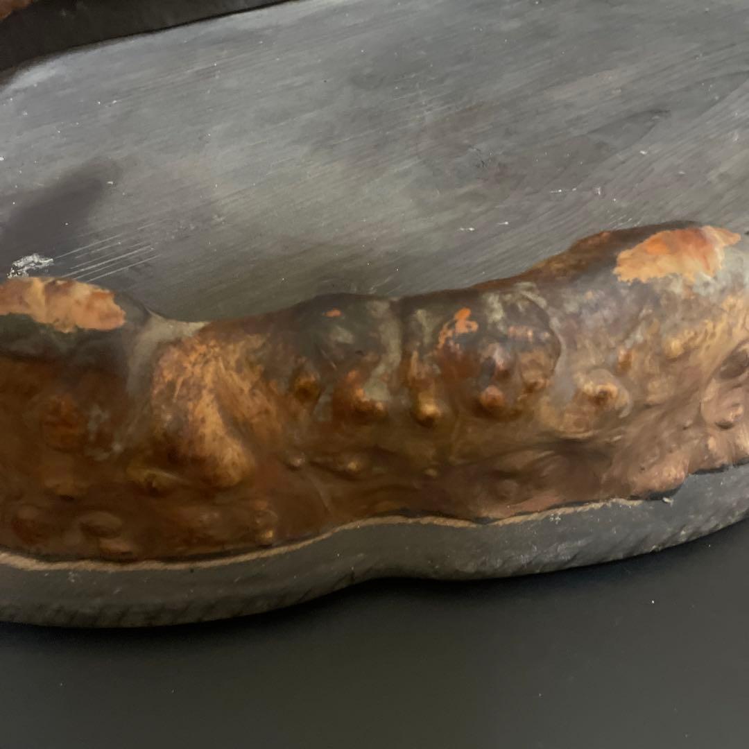 時代　天然杢　特大　くり抜き火鉢