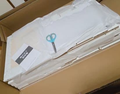 47.5cm 幅コンパクトドレッサー LED ライト付き 大容量収納 ホワイト