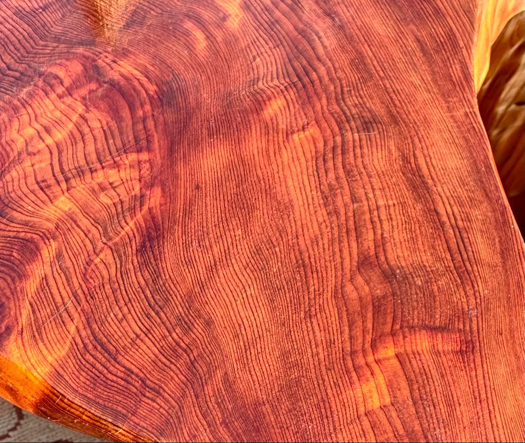 年輪ぎっしり＆美しい杢目！希少な屋久杉の座敷机 無垢材 座卓