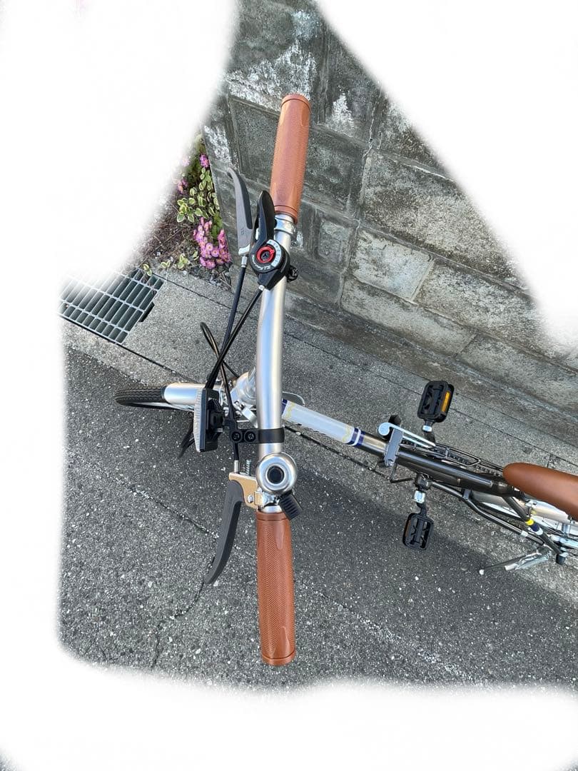 Ville 折りたたみ自転車 黒と銀