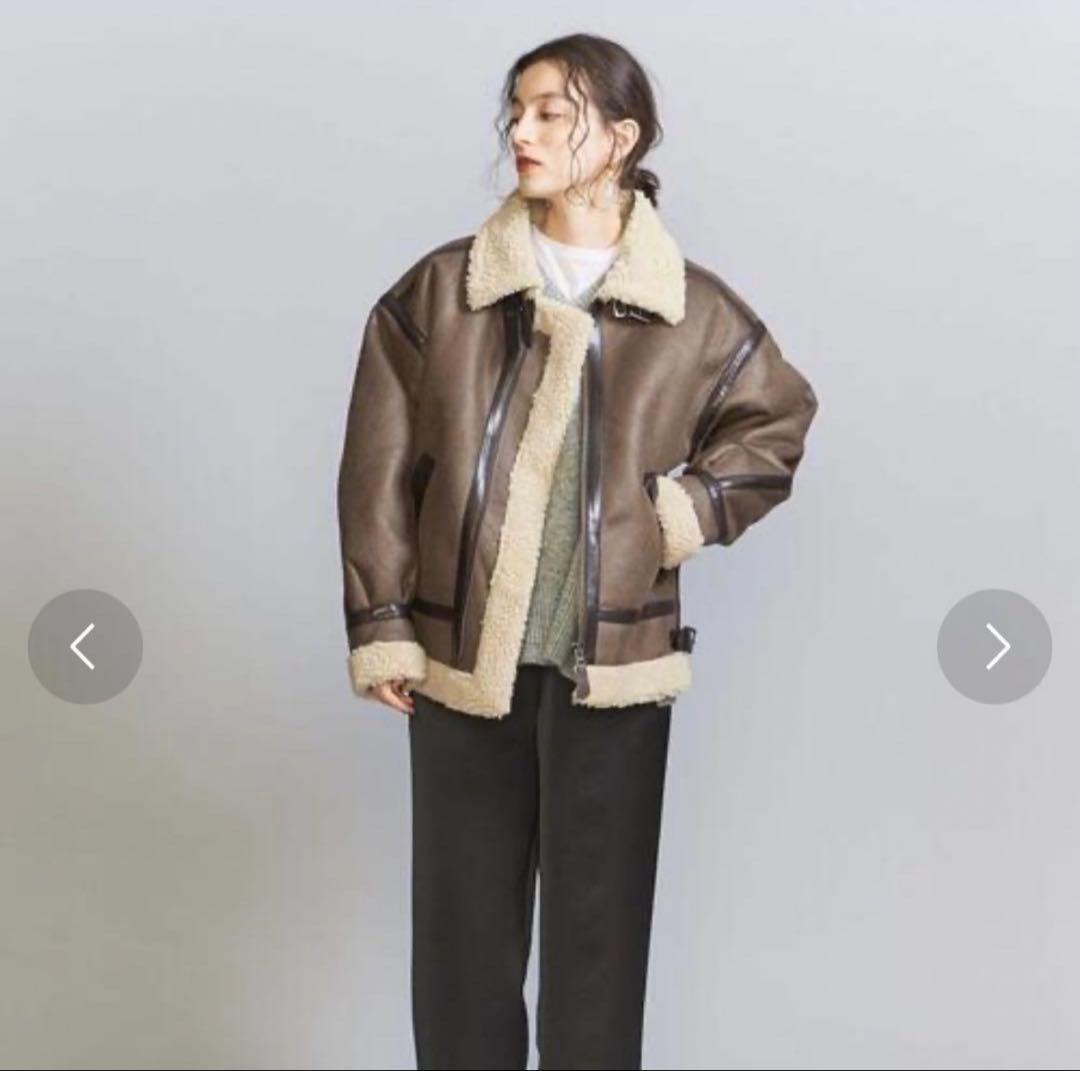 【美品】ALPHA INDUSTRIES B-3 フェイクムートン ジャケット