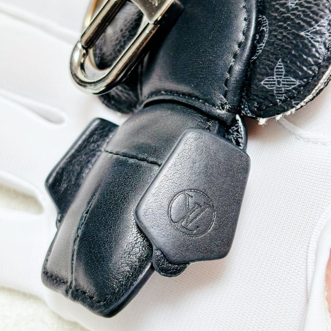 【レア】ルイヴィトン チャーム MP1998 モノグラム ブラック 花 フラワー