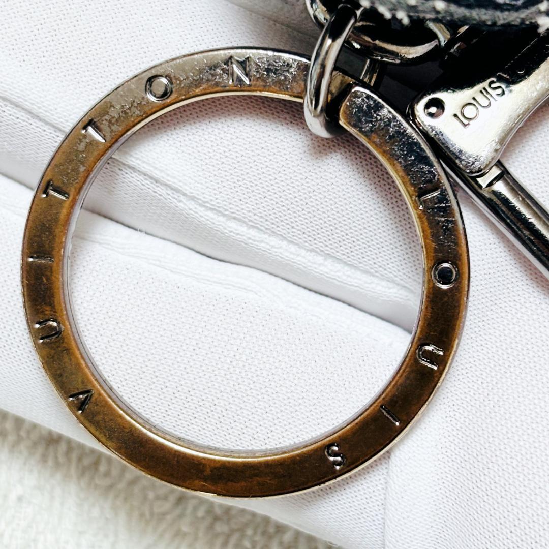 【レア】ルイヴィトン チャーム MP1998 モノグラム ブラック 花 フラワー