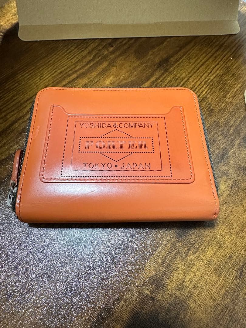 POTER GLASS LEATHER WALLET ポーター