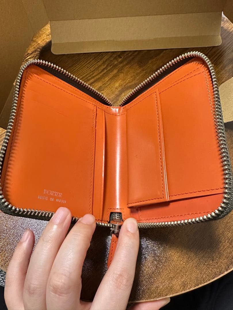 POTER GLASS LEATHER WALLET ポーター