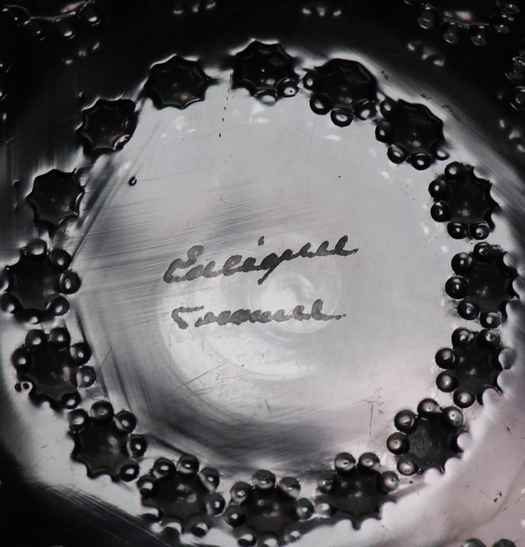 ルネ・ラリック 激レア 高級硝子皿18cmプレート アスター1935年サインあり