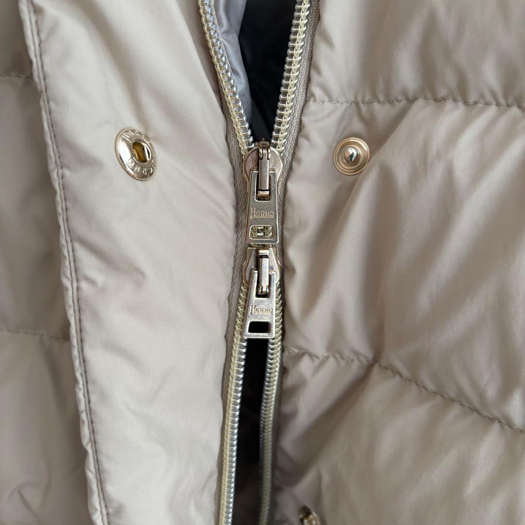 ヘルノ　ダウン　コート　ジャケット　レディース　ポーラテック　ファー